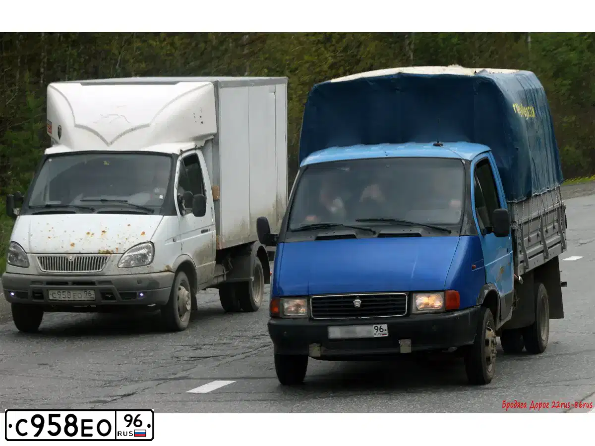 Фото автомобиля GAZ 3302 EL, 2005 — госномер С958ЕО96. Цвет: БЕЛЫЙ