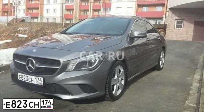 Фото автомобиля MERCEDES CLA-KLASSE, 2013 — госномер Т071ОС72. Цвет: СЕРЫЙ