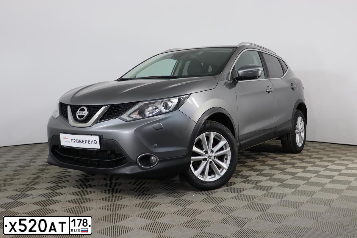 Фото автомобиля NISSAN QASHQAI, 2017 — госномер М438ХР198. Цвет: СЕРЫЙ