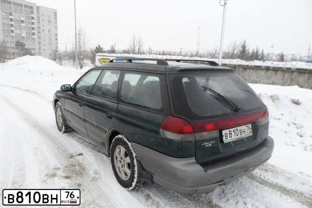 Фото автомобиля SUBARU LEGACY, 1998 — госномер Х779АС36. Цвет: ЗЕЛЕНЫЙ