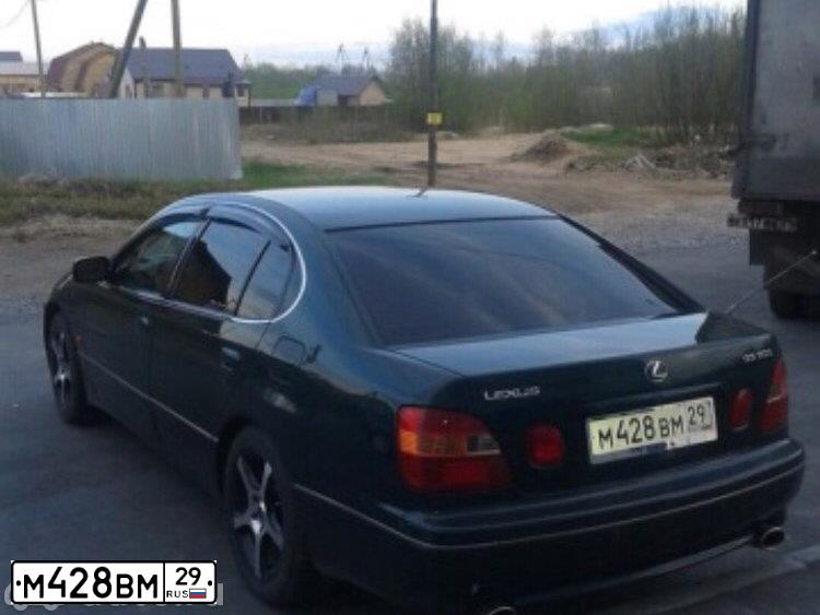 Фото автомобиля LEXUS GS, 1999 — госномер Р664АВ29. Цвет: ЗЕЛЕНЫЙ