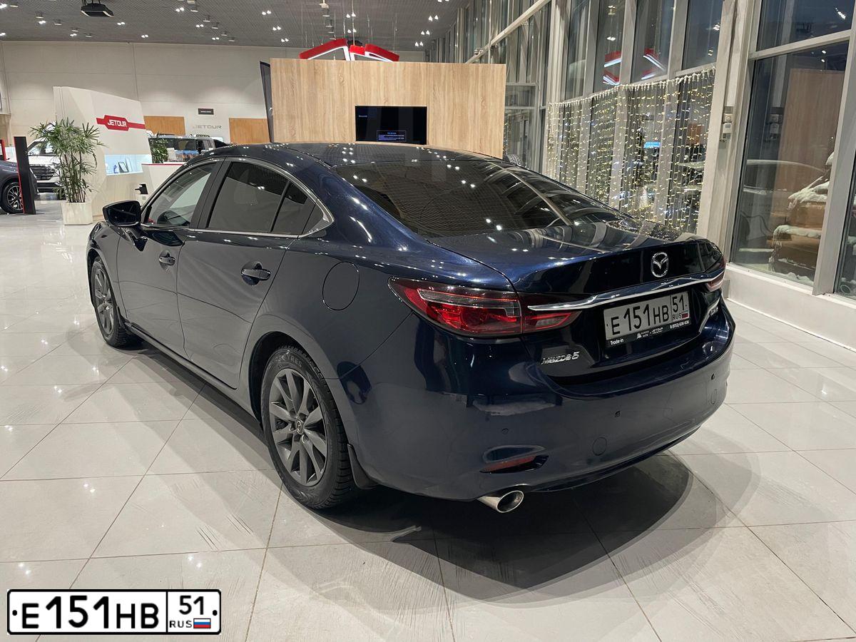 Фото автомобиля MAZDA 6, 2019 — госномер Р320МС82. Цвет: синий