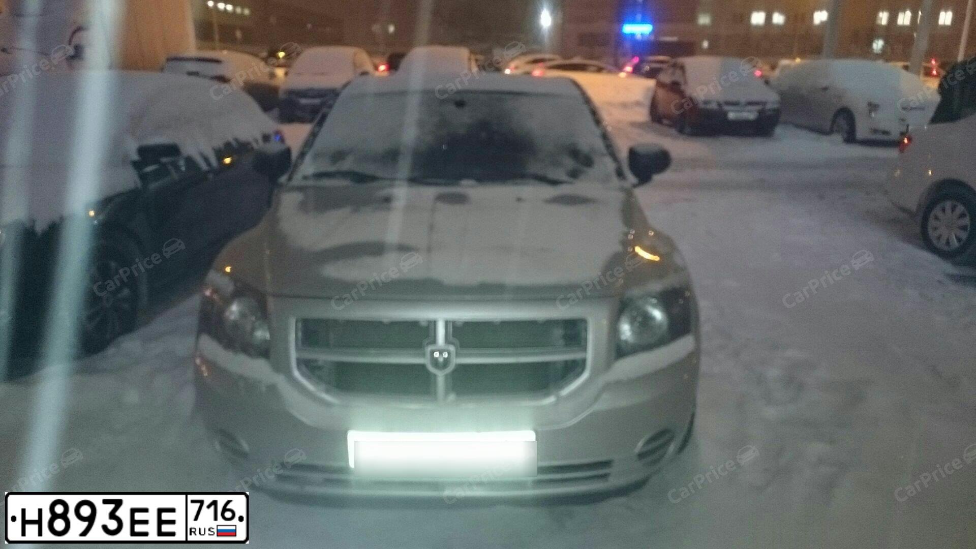 Фото автомобиля DODGE CALIBER, 2007 — госномер В744ТВ702. Цвет: СЕРЕБРИСТЫЙ
