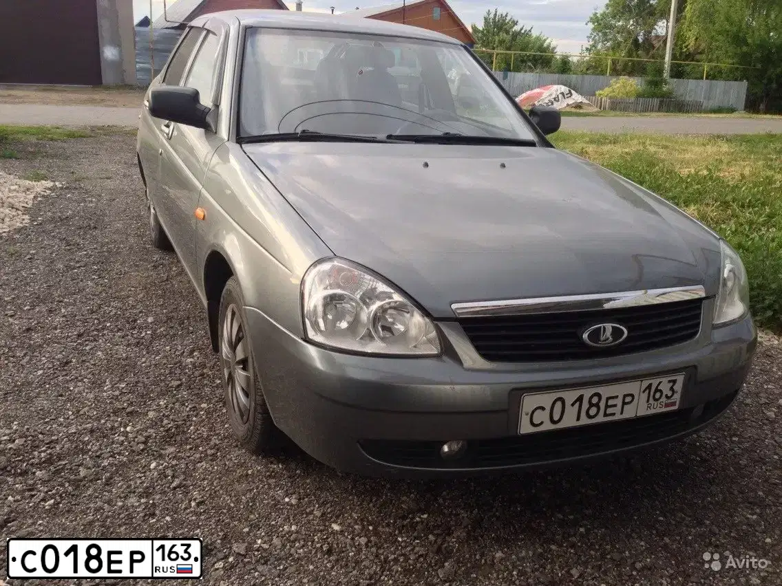 Фото автомобиля LADA 2172 PRIORA, 2008 — госномер С018ЕР163. Цвет: СРЕДНИЙ СЕРО-ЗЕЛЕНЫЙ МЕТ