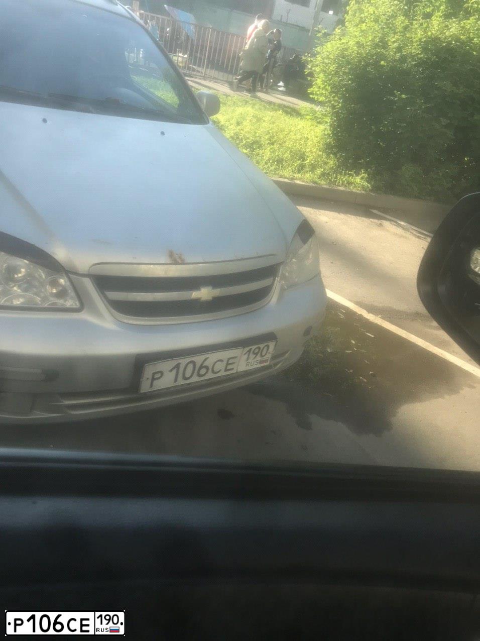 Фото автомобиля CHEVROLET LACETTI, 2007 — госномер К644СЕ177. Цвет: Серый