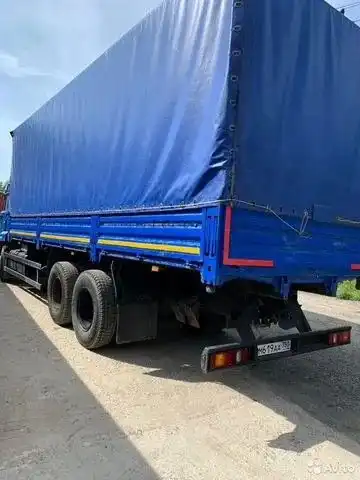 Фото автомобиля KAMAZ 65117 /6X4/, 2010 — госномер А363ЕК550. Цвет: синий