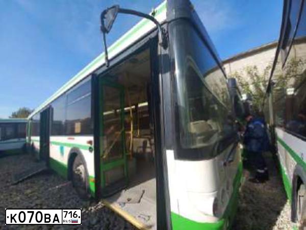 Фото автомобиля LIAZ 5292, 2012 — госномер К070ВА716. Цвет: белый зеленый