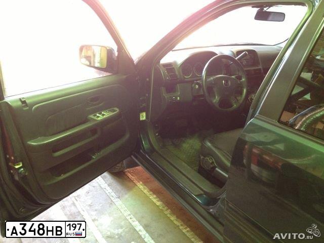 Фото автомобиля HONDA CR-V, 2003 — госномер А348НВ197. Цвет: ЗЕЛЕНЫЙ