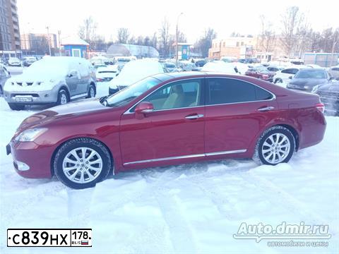 Фото автомобиля LEXUS ES, 2011 — госномер М657СХ198. Цвет: Красный