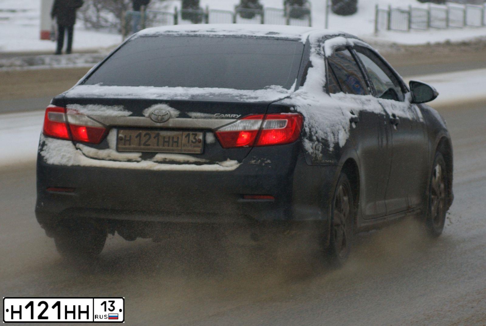 Фото автомобиля TOYOTA AURIS, 2008 — госномер Н121ОМ82. Цвет: ЧЕРНЫЙ
