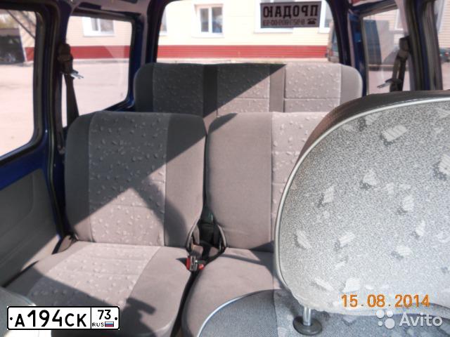 Фото автомобиля DAEWOO DAMAS, 1998 — госномер У454ТР116. Цвет: синий