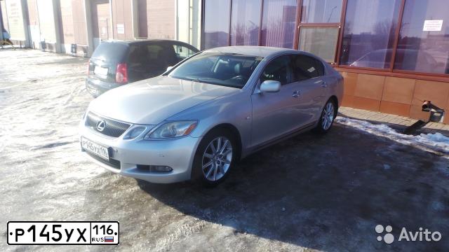 Фото автомобиля LEXUS GS300, 2006 — госномер Т013КО73. Цвет: Серебристый