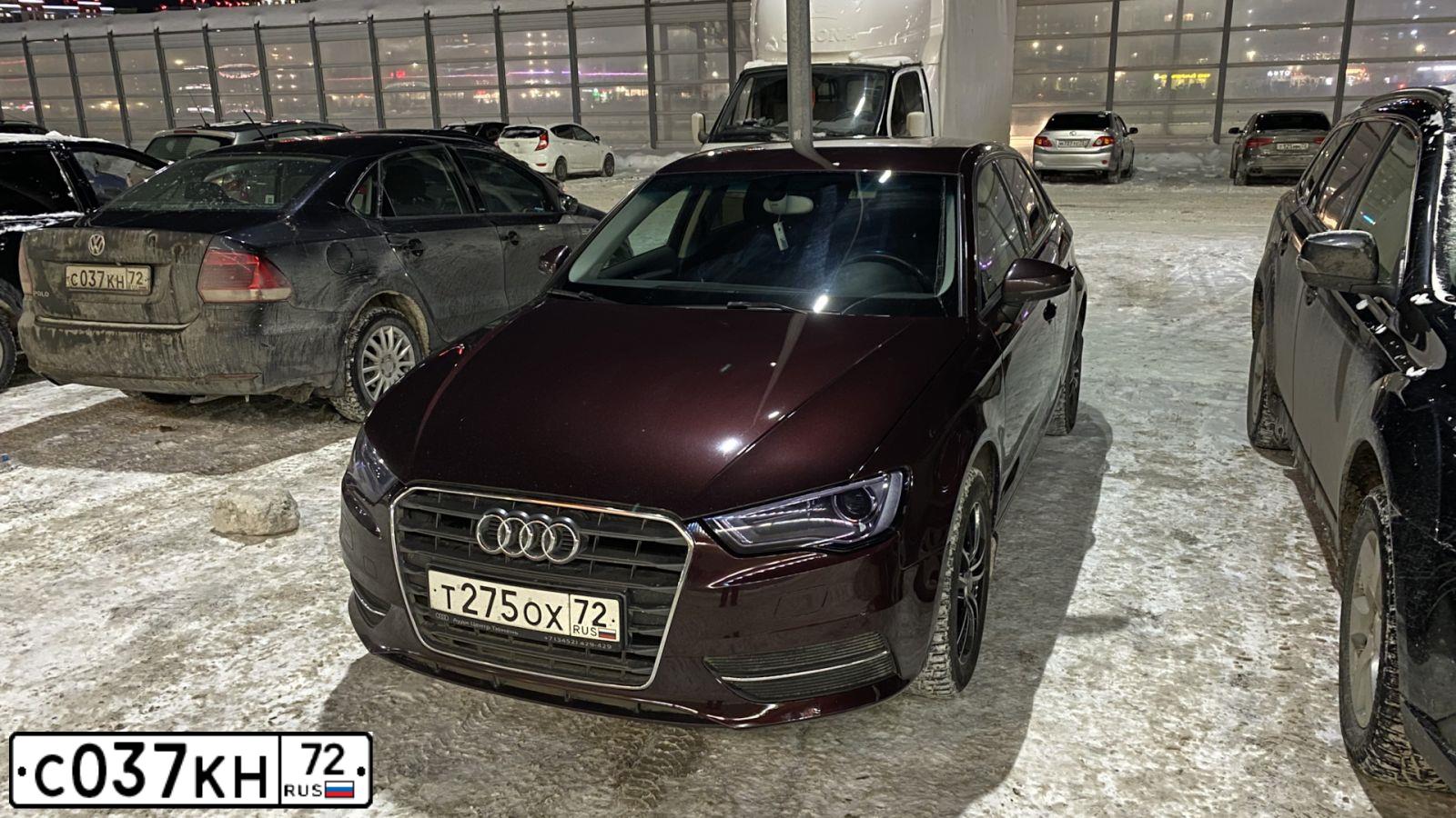 Фото автомобиля VOLKSWAGEN POLO, 2016 — госномер С037КН72. Цвет: ЧЕРНЫЙ