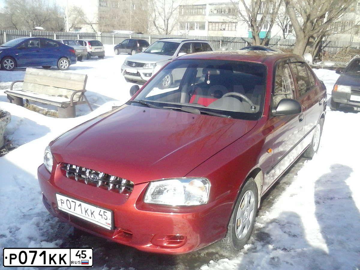 Фото автомобиля TAGAZ ACCENT, 2006 — госномер Т846СН72. Цвет: КРАСНЫЙ