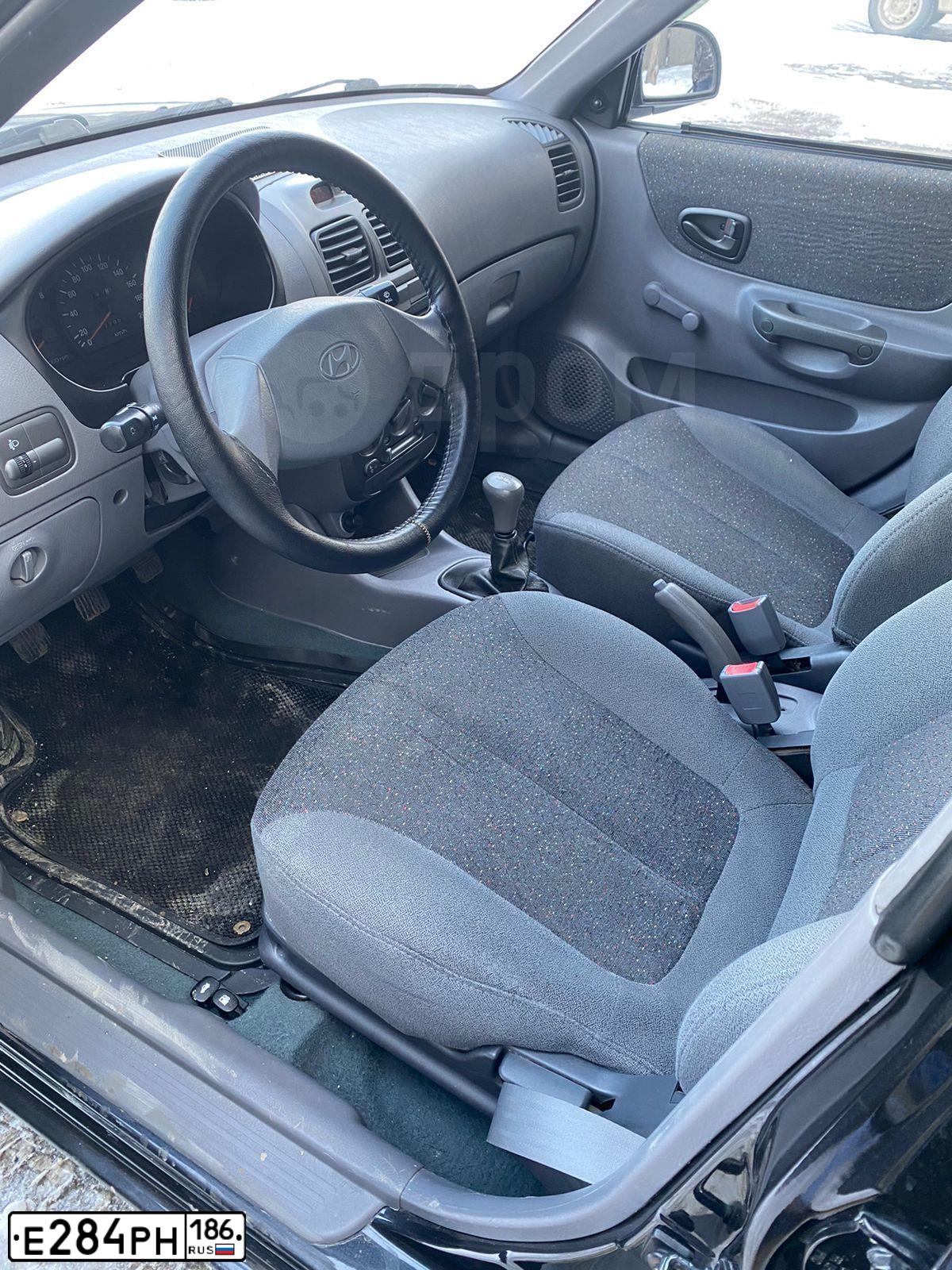 Фото автомобиля TAGAZ ACCENT, 2007 — госномер К400СР86. Цвет: ЧЕРНЫЙ