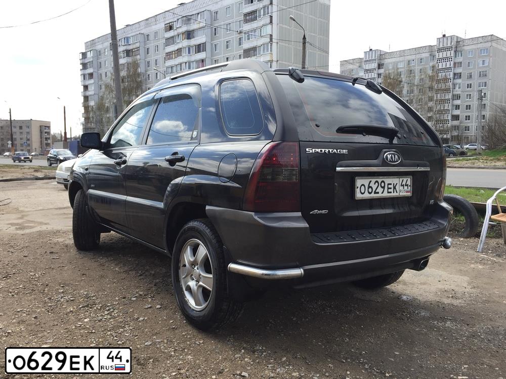 Фото автомобиля KIA SPORTAGE, 2007 — госномер Х948НР37