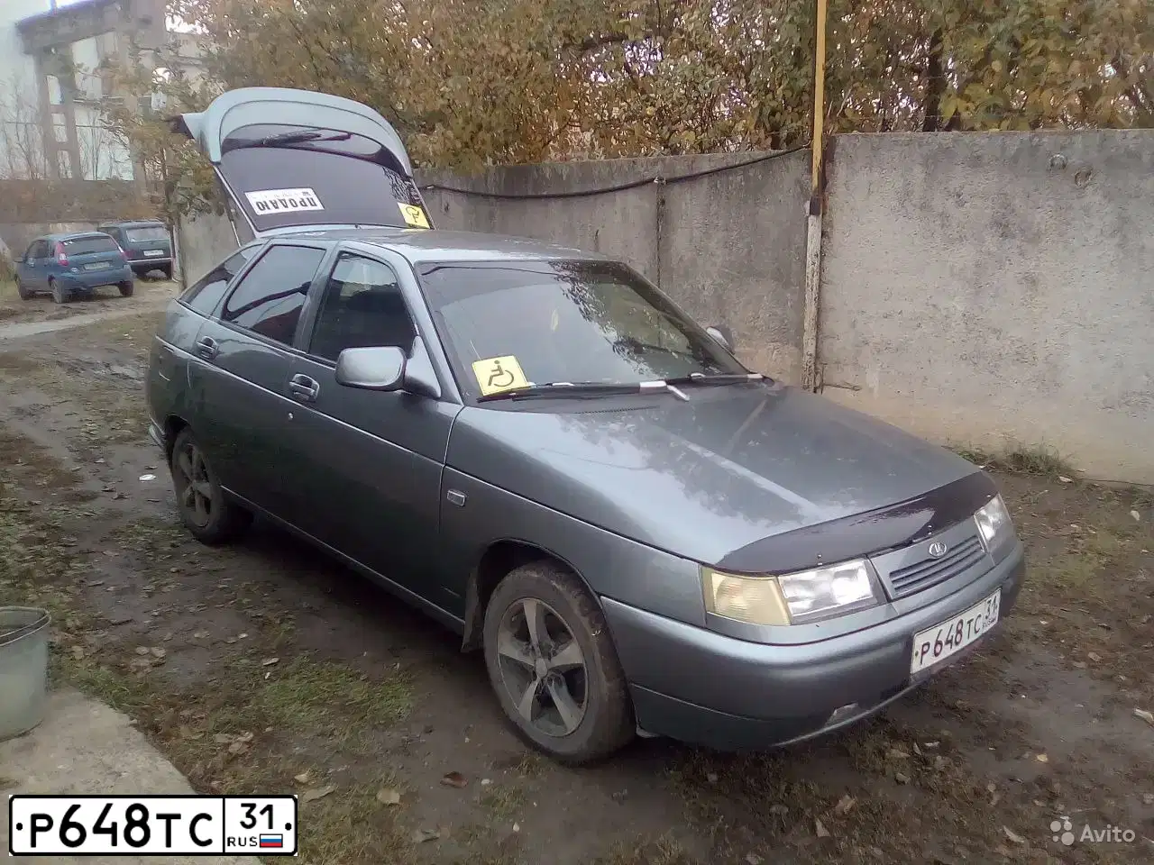 Фото автомобиля LADA 2112, 2005 — госномер Е234ОЕ46. Цвет: средний серо-зеленый металлик