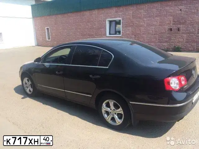 Фото автомобиля VOLKSWAGEN PASSAT, 2009 — госномер А535ЕО193. Цвет: ЧЕРНЫЙ