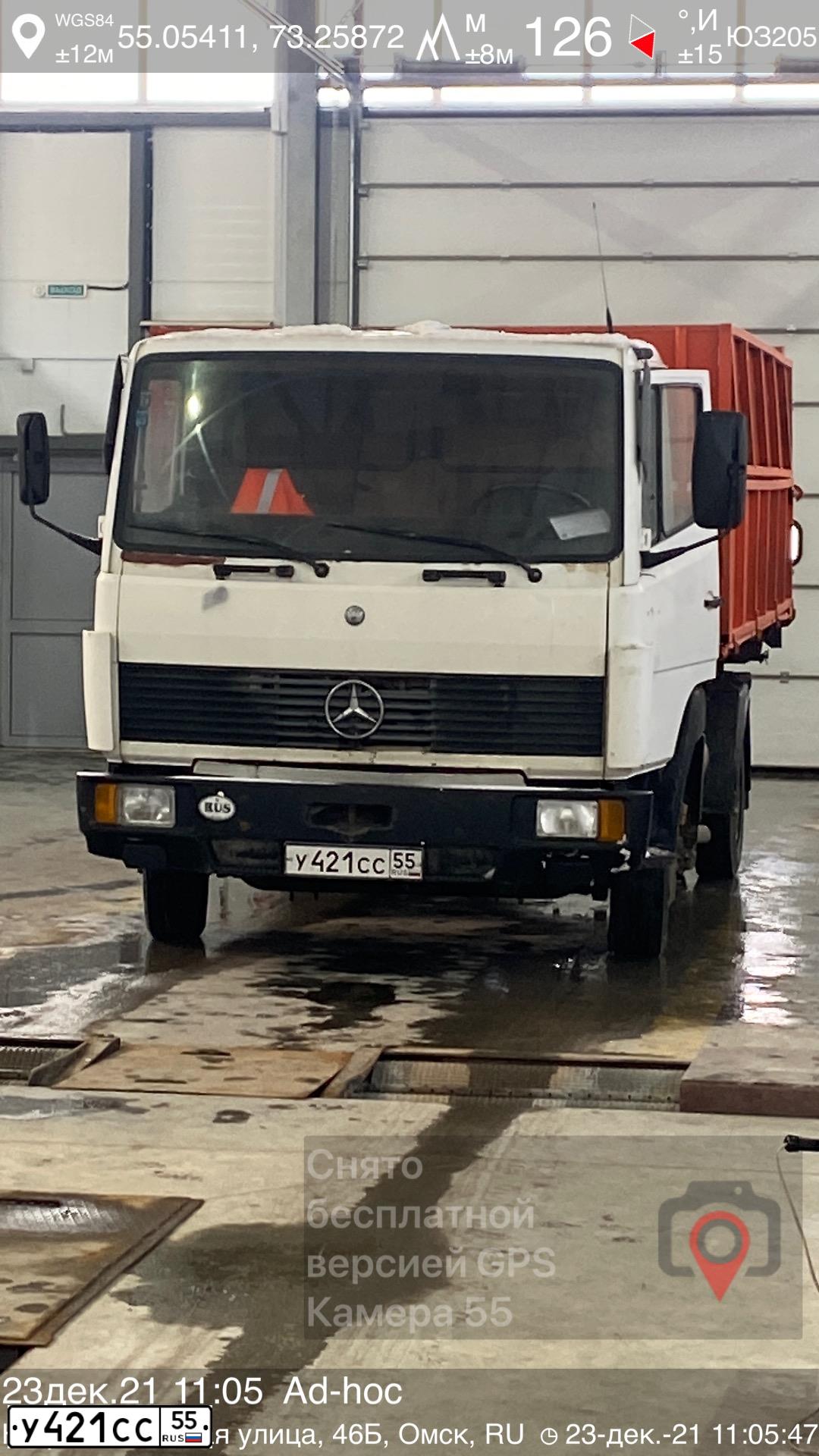 Фото автомобиля MERCEDES-BENZ 814, 1987 — госномер У421СС55