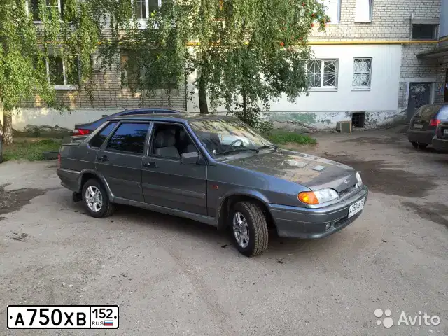 Фото автомобиля LADA 2115 SAMARA, 2010 — госномер А750ХВ152. Цвет: СЕРО-ЗЕЛЕНЫЙ
