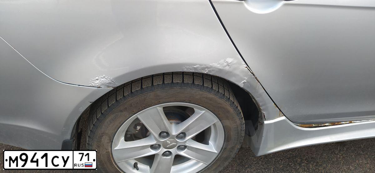 Фото автомобиля MITSUBISHI LANCER, 2008 — госномер М941СУ71. Цвет: СЕРЕБРИСТЫЙ
