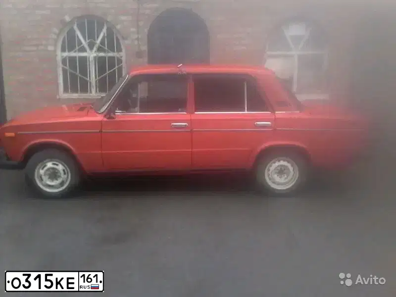 Фото автомобиля LADA 2106, 1995 — госномер О315КЕ161. Цвет: Красный