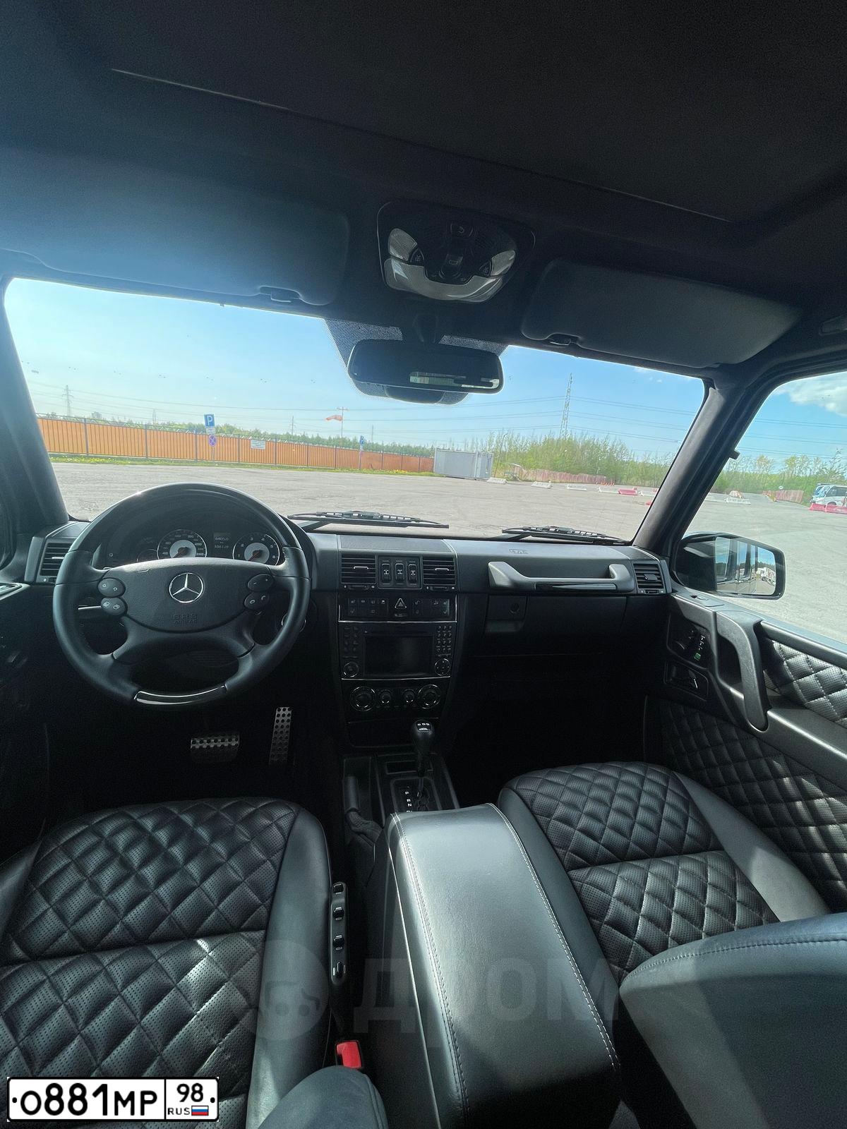 Фото автомобиля MERCEDES G55AMG, 2004 — госномер К576УХ147. Цвет: ЧЕРНЫЙ