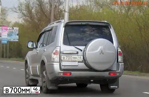 Фото автомобиля MITSUBISHI PAJERO, 2005 — госномер У471МХ790