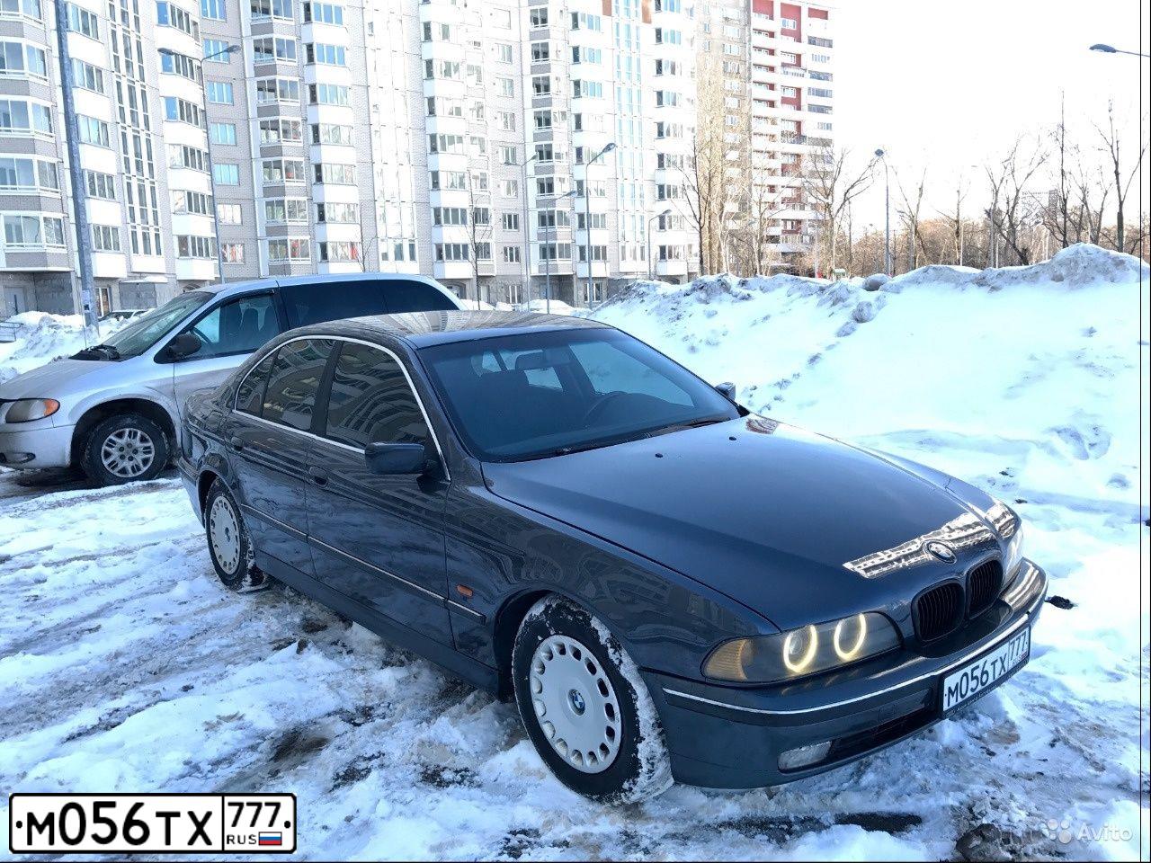 Фото автомобиля BMW W SERIE 5, 1996 — госномер М056ТХ777. Цвет: СЕРЫЙ