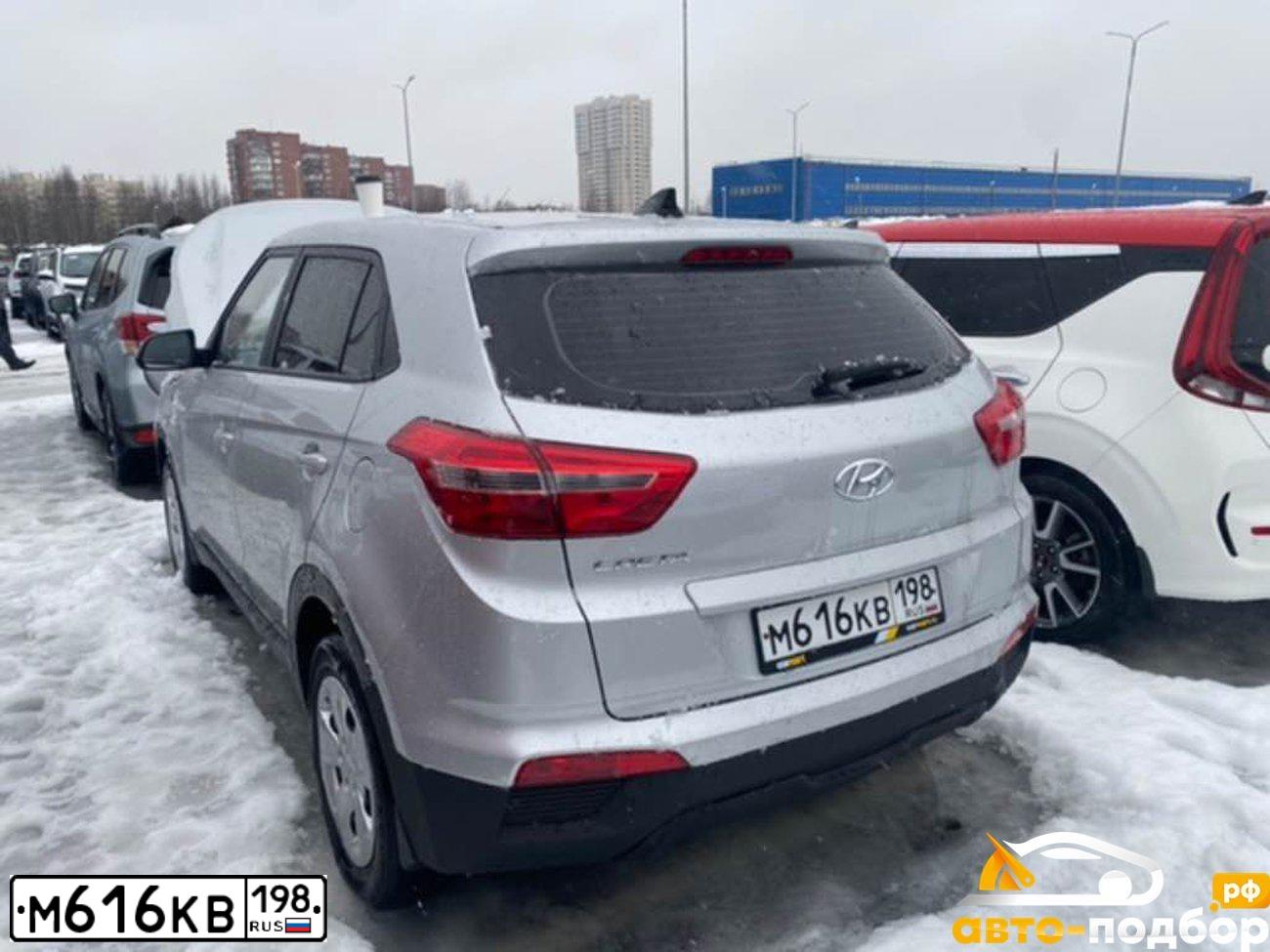 Фото автомобиля HYUNDAI CRETA, 2018 — госномер В727КВ198. Цвет: Серебристый
