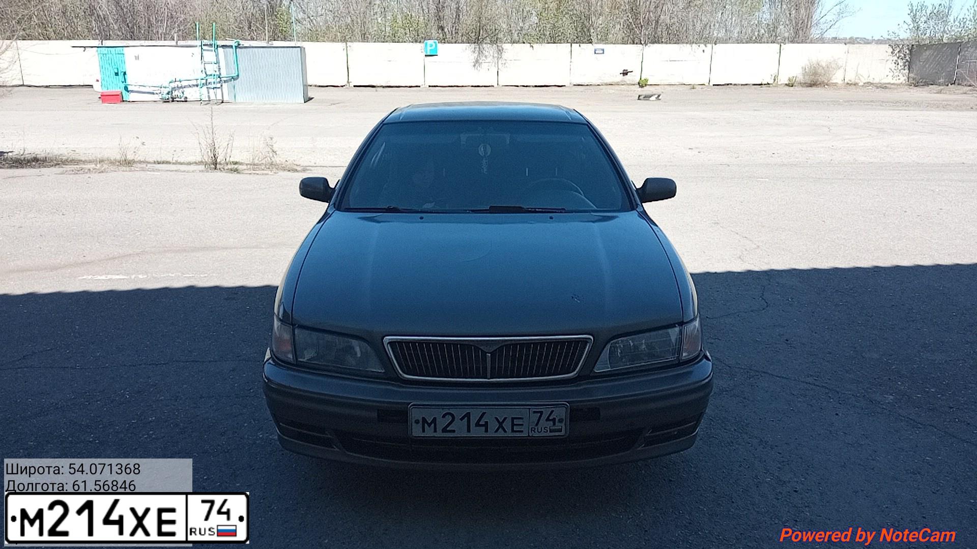 Фото автомобиля NISSAN MAXIMA, 1998 — госномер Н929КК774. Цвет: СЕРО-ЗЕЛЕНЫЙ