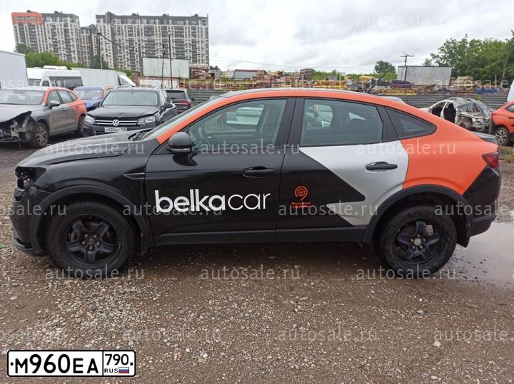 Фото автомобиля RENAULT ARKANA, 2020 — госномер У280НМ797. Цвет: ЧЕРНЫЙ