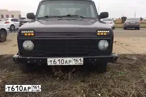Фото автомобиля LADA 2121 NIVA, 2000 — госномер У588АА193. Цвет: ФИОЛЕТОВЫЙ