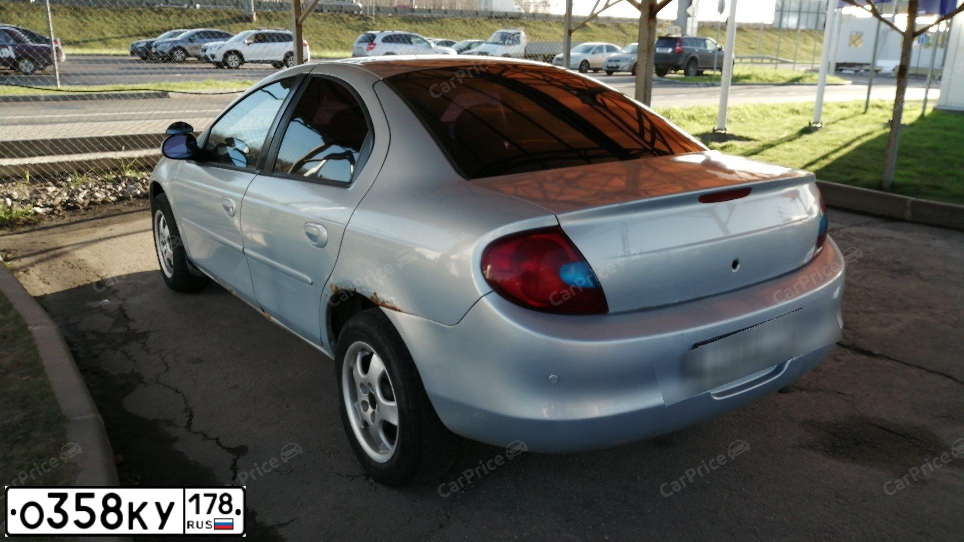 Фото автомобиля DODGE NEON, 2000 — госномер Н528НМ126. Цвет: КОРИЧНЕВЫЙ