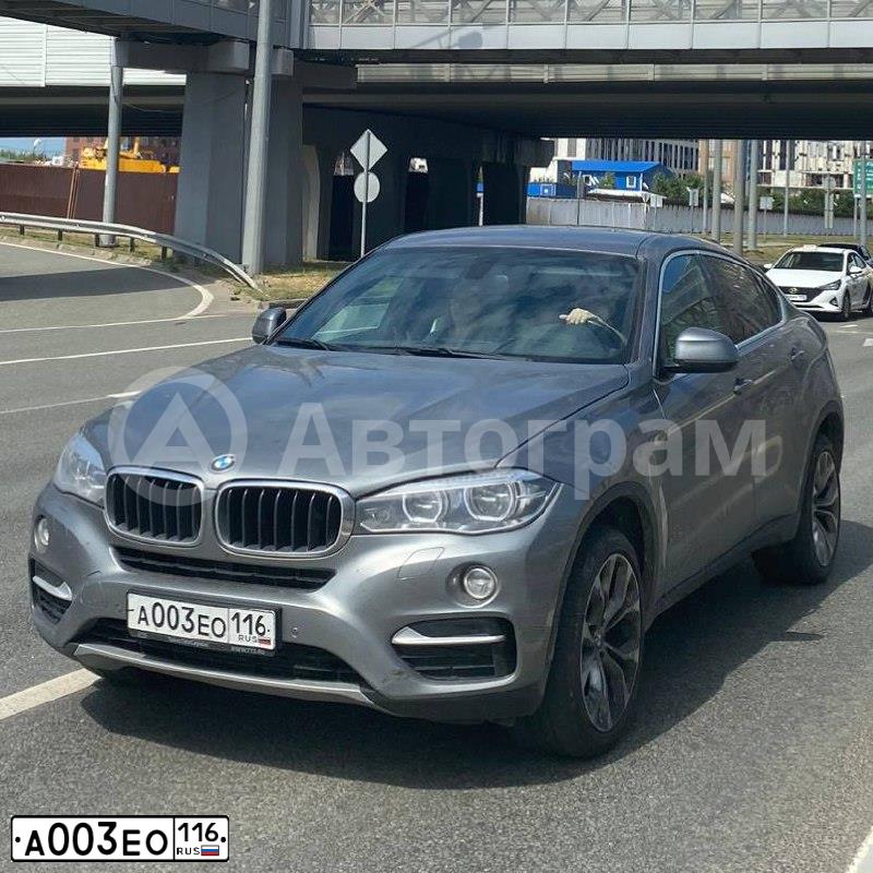 Фото автомобиля BMW X3, 2012 — госномер А003ЕО116. Цвет: СЕРЕБРИСТЫЙ