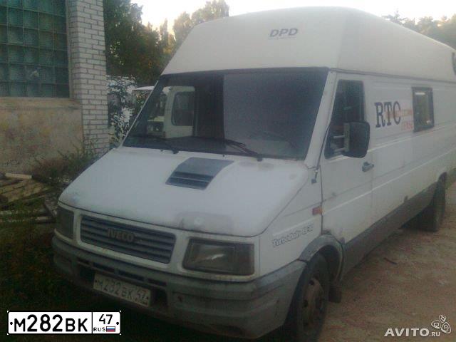 Фото автомобиля IVECO DAILY, 1990 — госномер М282ВК47. Цвет: Белый