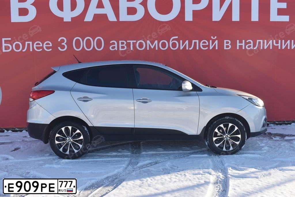 Фото автомобиля HYUNDAI IX35, 2015 — госномер С599ЕВ196. Цвет: Серебристый