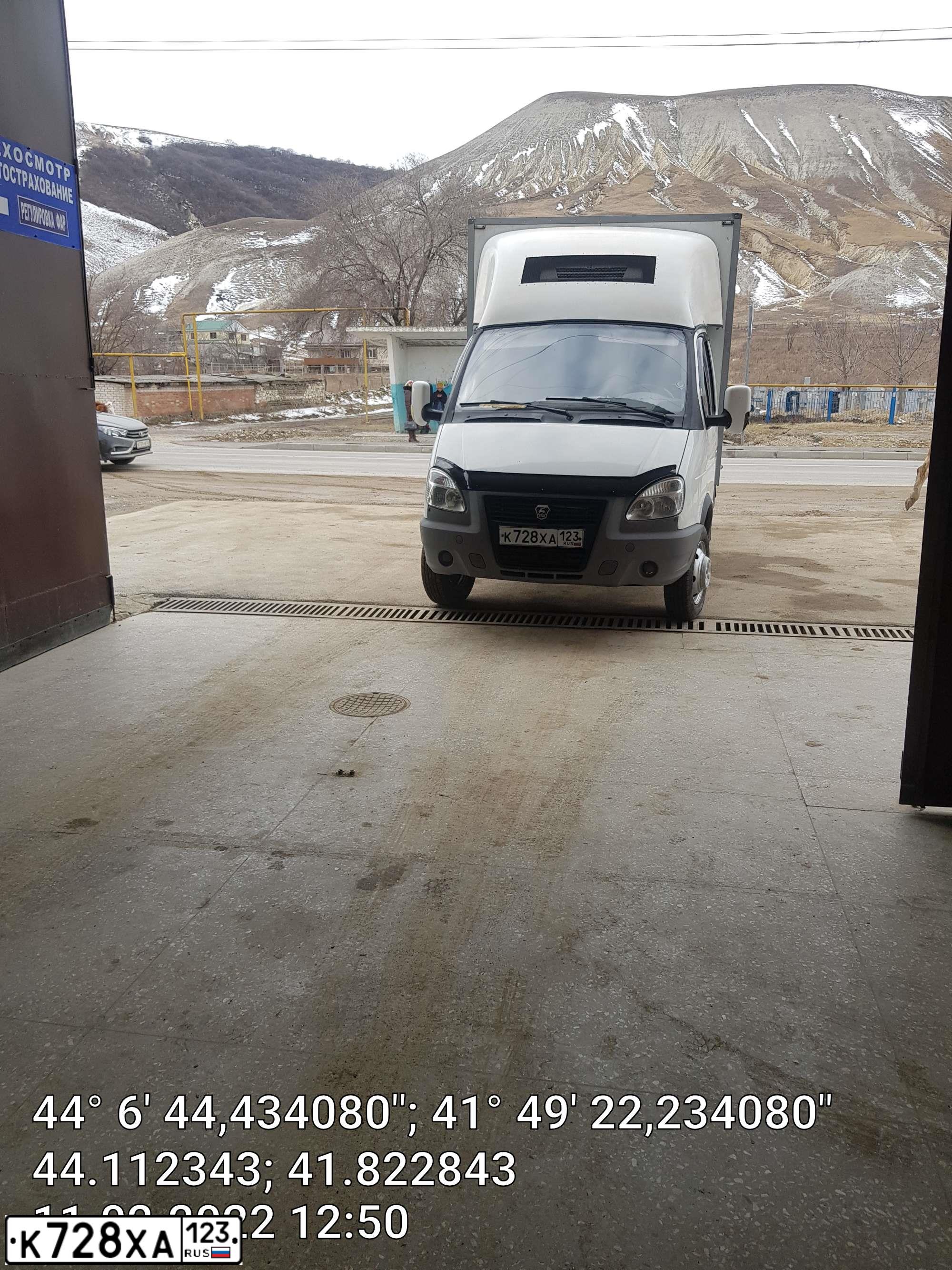 Фото автомобиля GAZ 3302 GAZEL, 2007 — госномер В973МН09. Цвет: Белый