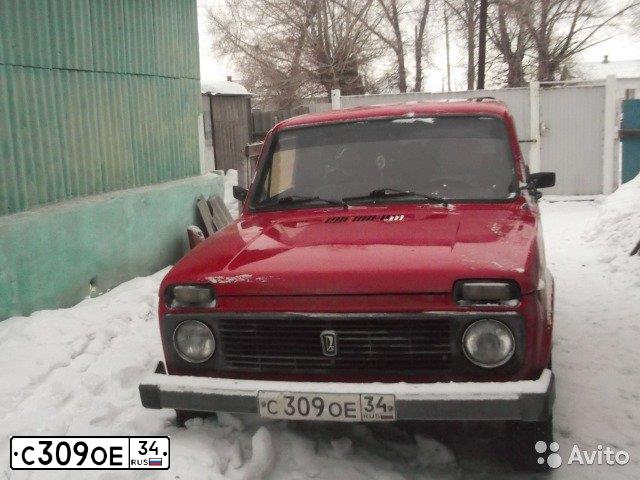Фото автомобиля LADA 2121 NIVA, 1982 — госномер С309ОЕ34. Цвет: РУБИН