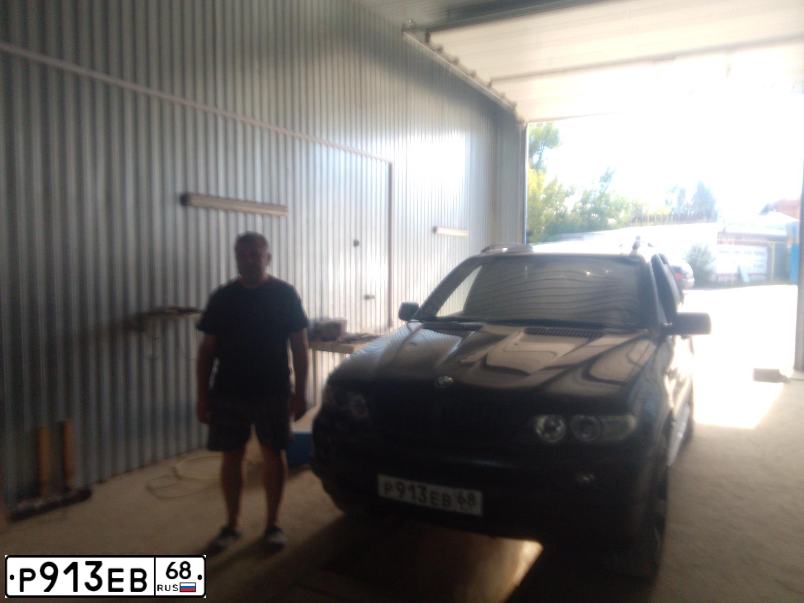 Фото автомобиля БМВ X5, 2004 — госномер О272РВ71. Цвет: ЧЕРНЫЙ