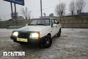 Фото автомобиля LADA 2109 SAMARA, 1998 — госномер А056ЕХ122. Цвет: БЕЛЫЙ