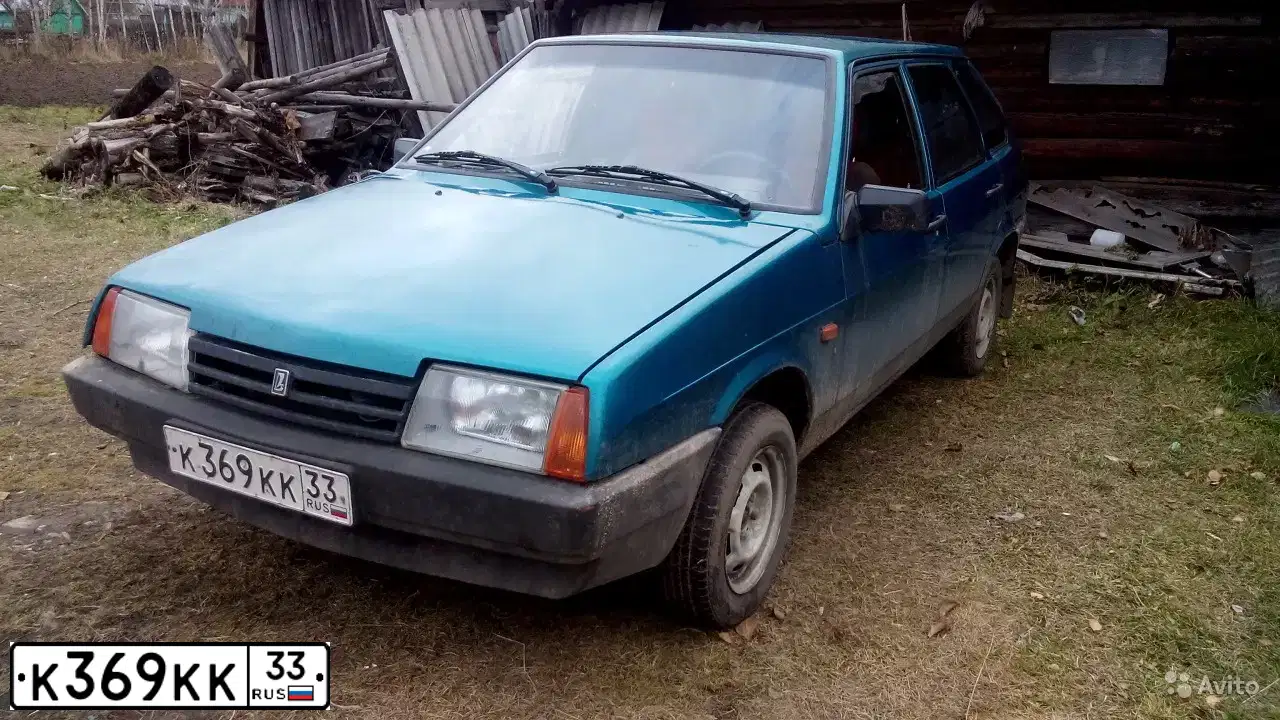 Фото автомобиля VAZ 2109 SAMARA, 1996 — госномер М537СХ33. Цвет: СИНИЙ