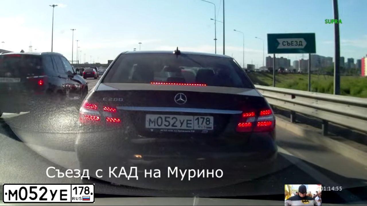 Фото автомобиля MERCEDES E-KLASSE, 2012 — госномер М052УЕ178. Цвет: ЧЕРНЫЙ