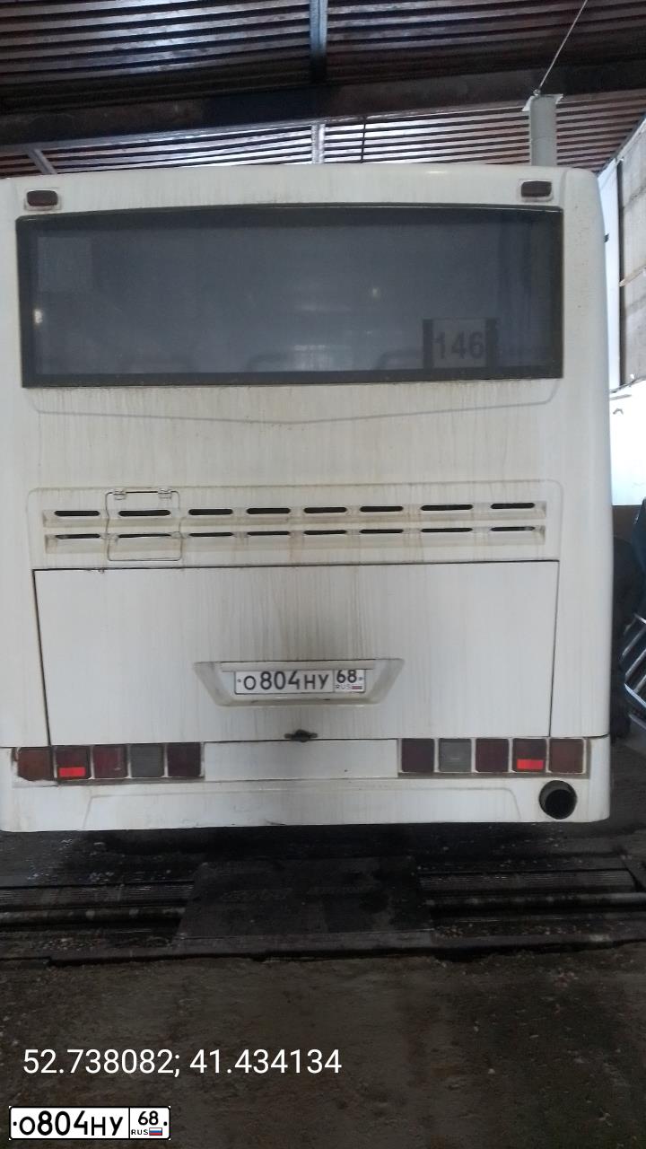 Фото автомобиля NEFAZ 5299 /KAMAZ 5297 4X2/, 2011 — госномер О804НУ68. Цвет: Белый