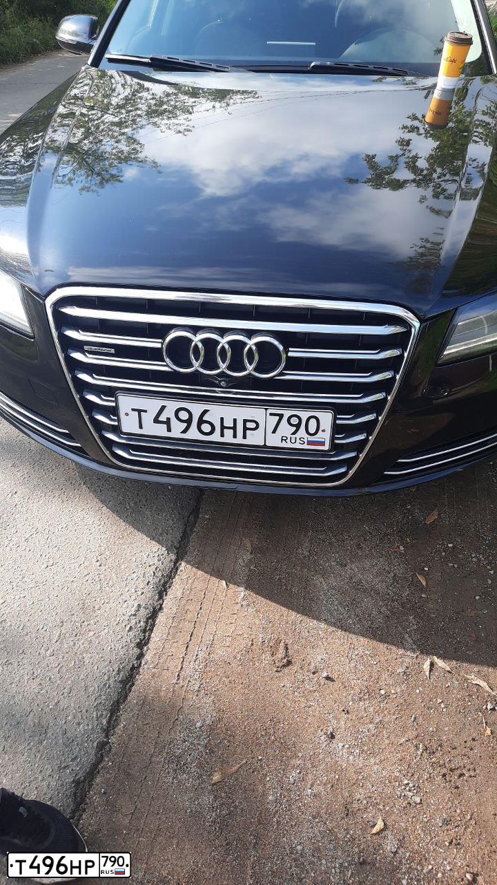 Фото автомобиля AUDI A8, 2012 — госномер О777ТВ197. Цвет: ЧЕРНЫЙ