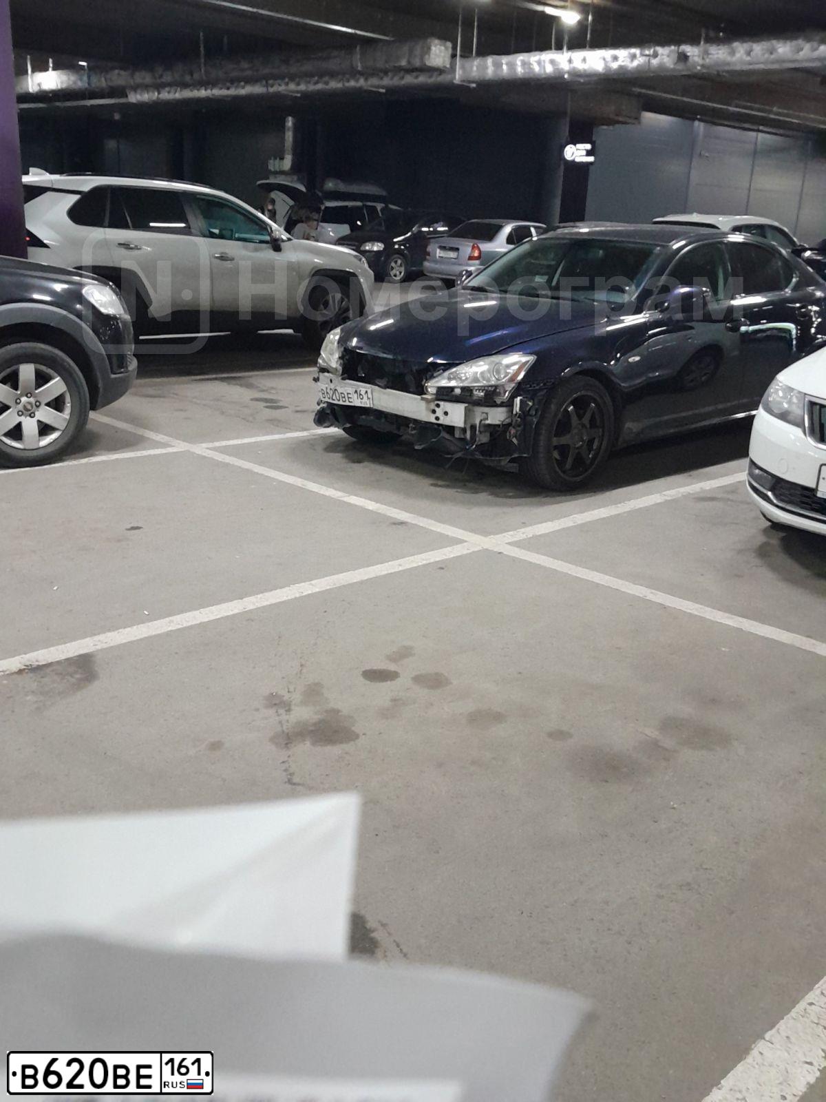 Фото автомобиля LEXUS IS, 2008 — госномер В620ВЕ161. Цвет: ГОЛУБОЙ ТЕМНЫЙ