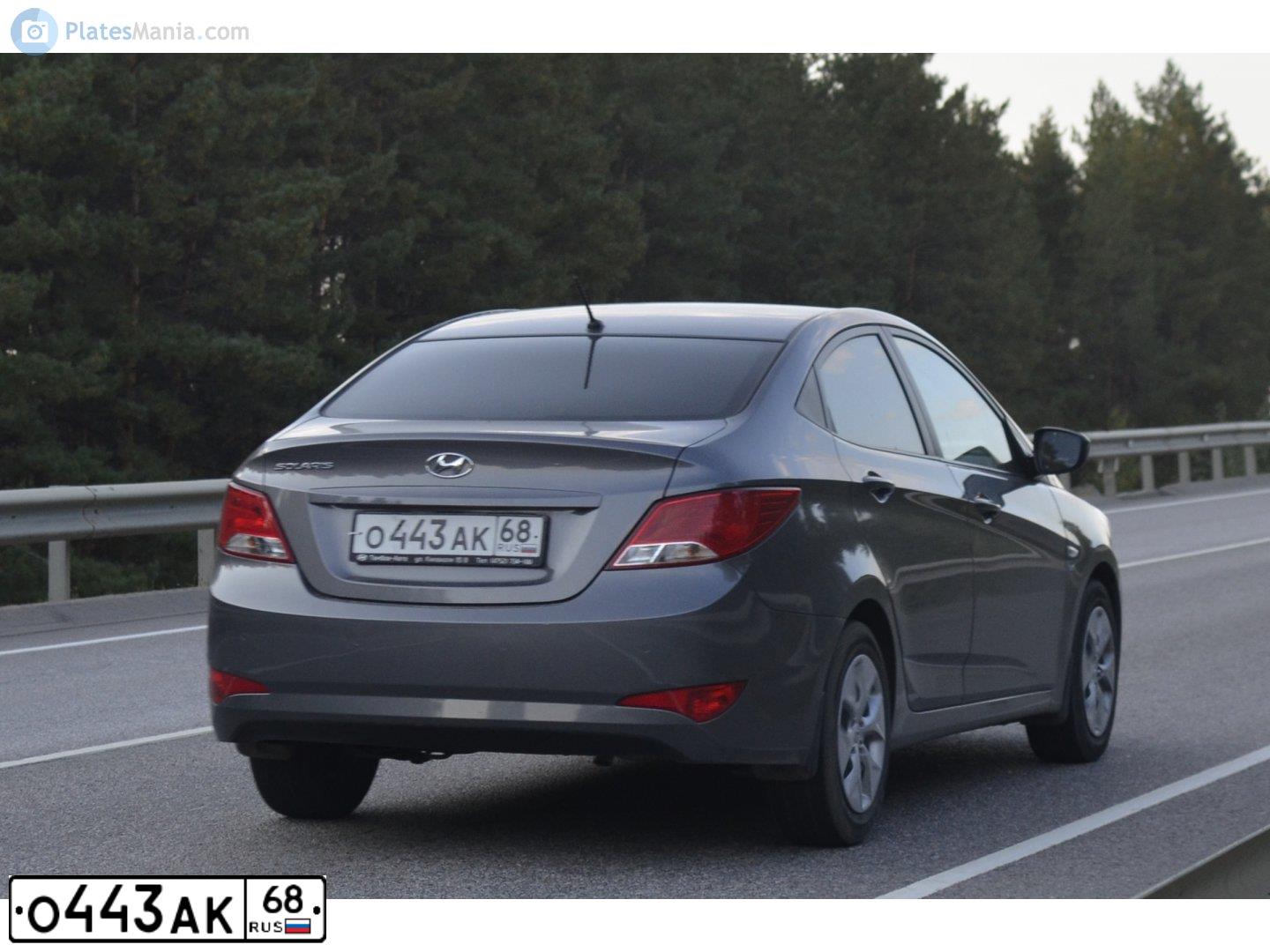 Фото автомобиля HYUNDAI SOLARIS, 2016 — госномер К122ТК147. Цвет: ТЕМНО-СЕРЫЙ