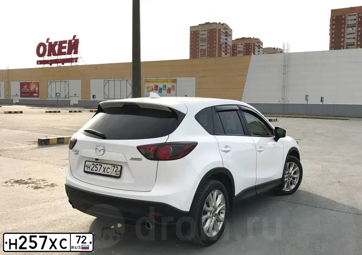 Фото автомобиля MAZDA CX-5, 2011 — госномер Х628МН45. Цвет: БЕЛЫЙ