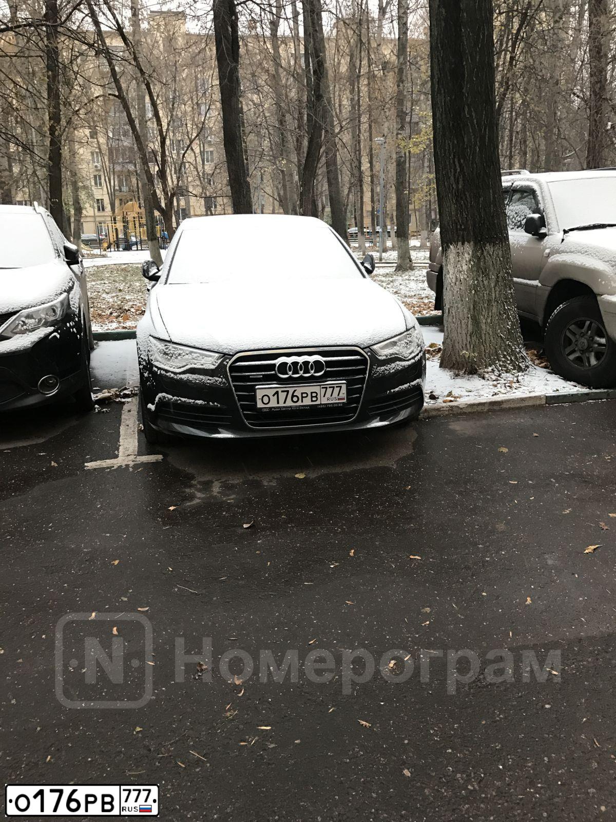 Фото автомобиля AUDI A6, 2011 — госномер О176РВ777
