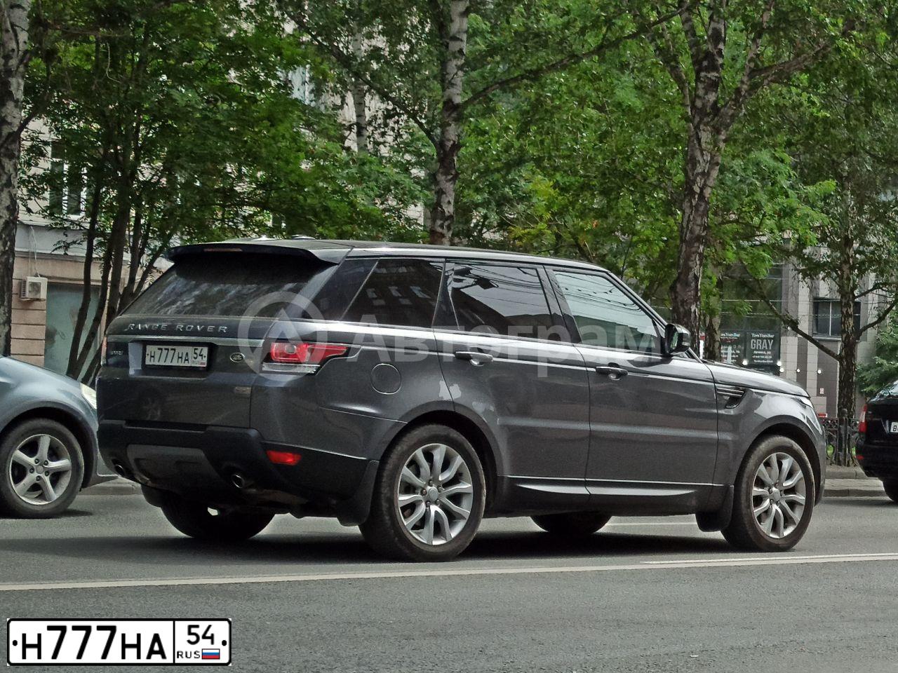 Фото автомобиля LANDROVER DISCOVERY, 2012 — госномер Е612ММ154. Цвет: Коричневый